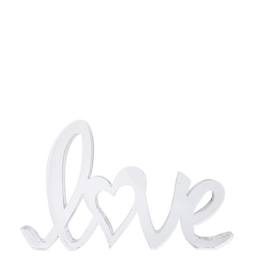 Stand Alone - Love (Clear Cursive) - Tara Wilson Designs