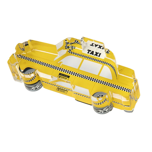 Taxi Acrylic Napkin Weight - Tara Wilson Designs