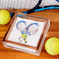 Tennis Racquets Acrylic Cocktail Napkin Holder - Tara Wilson Designs