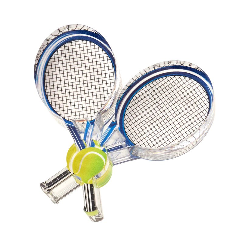 Tennis Racquets Acrylic Napkin Weight - Tara Wilson Designs