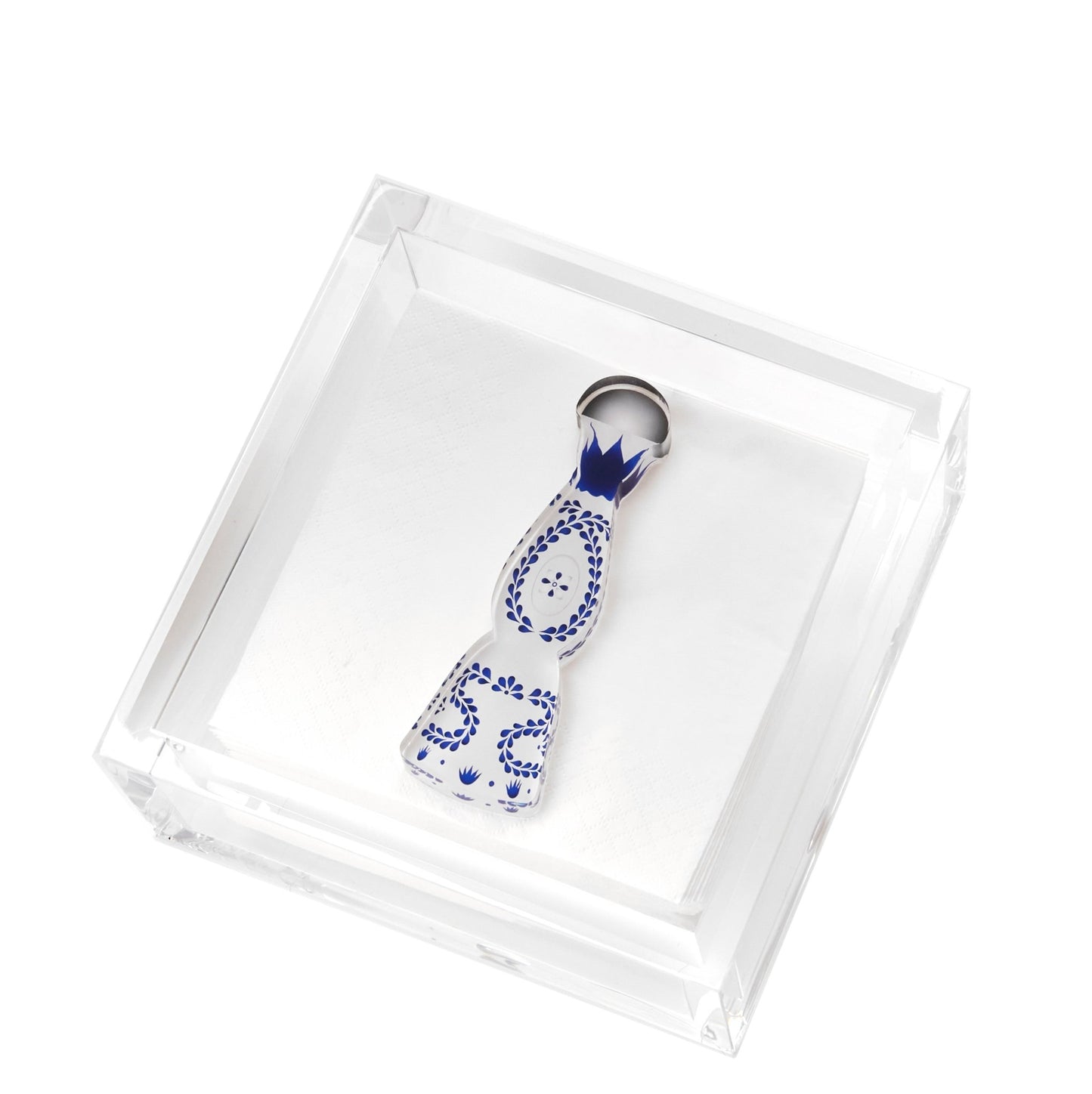 Tequila Bottle Acrylic Cocktail Napkin Holder - Tara Wilson Designs