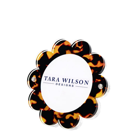 Tortoise Acrylic Daisy Frame - Tara Wilson Designs