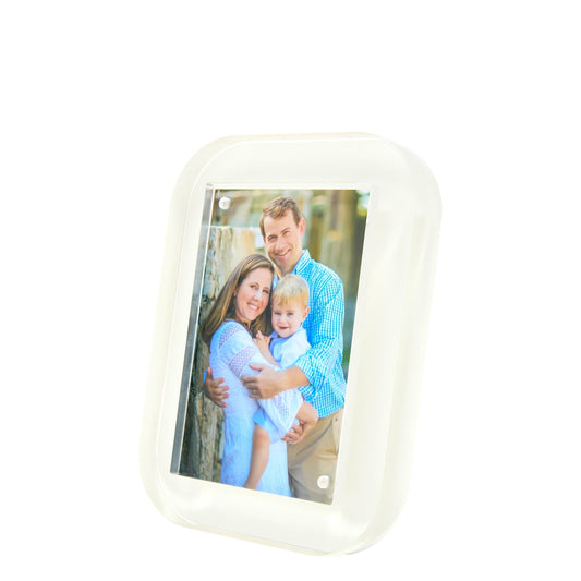 White Acrylic 4" x 6" Pop Frame - Tara Wilson Designs
