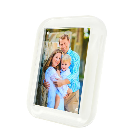 White Acrylic 5" x 7" Pop Frame - Tara Wilson Designs