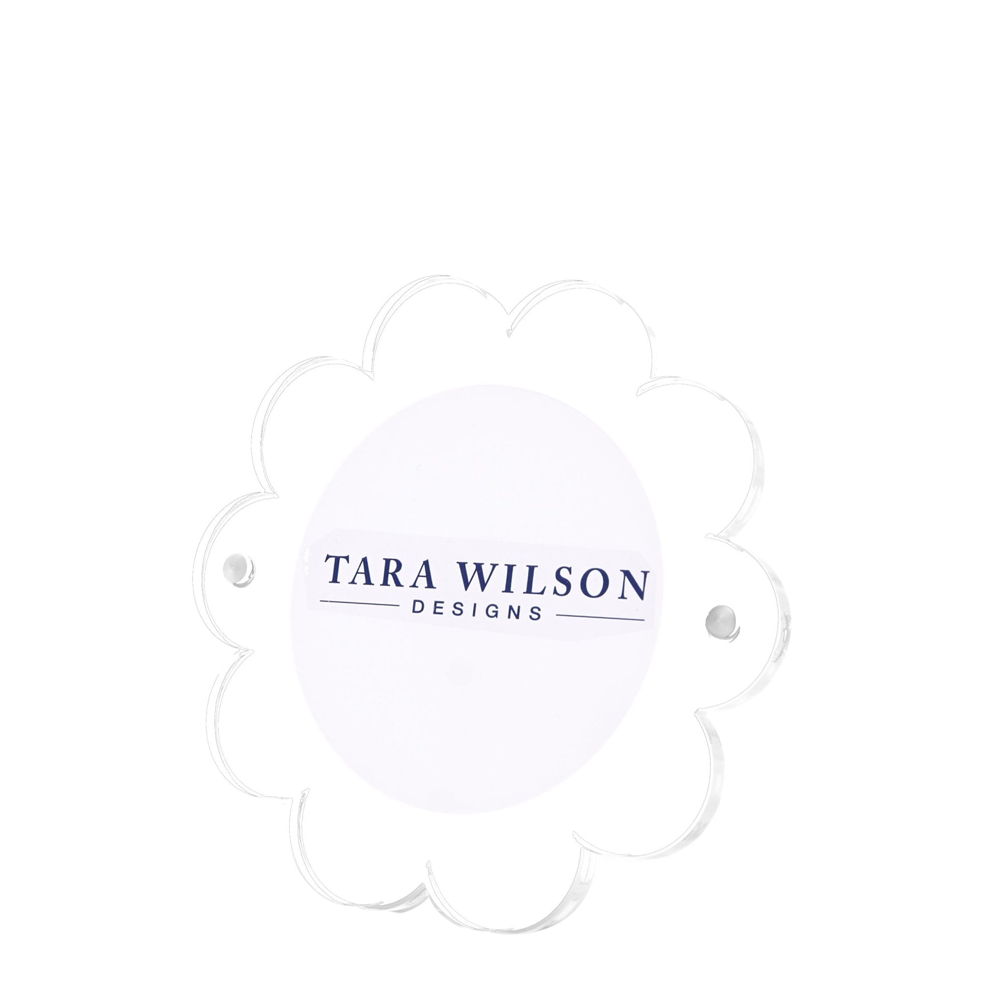 White Acrylic Daisy Frame - Tara Wilson Designs