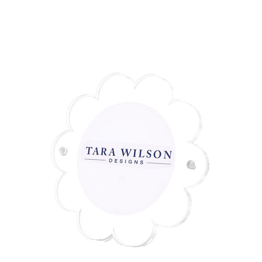 White Acrylic Daisy Frame - Tara Wilson Designs