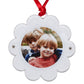 White Acrylic Double - Sided Daisy Ornament - Tara Wilson Designs