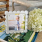 White Acrylic Square Scallop Frame - Tara Wilson Designs