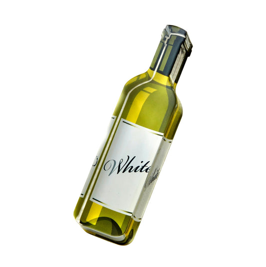 White Wine Bottle Acrylic Napkin Weight - Tara Wilson Designs