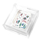 Winter Mahjong Tiles Acrylic Cocktail Napkin Holder - Tara Wilson Designs