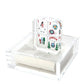 Winter Mahjong Tiles Acrylic Cocktail Napkin Holder - Tara Wilson Designs