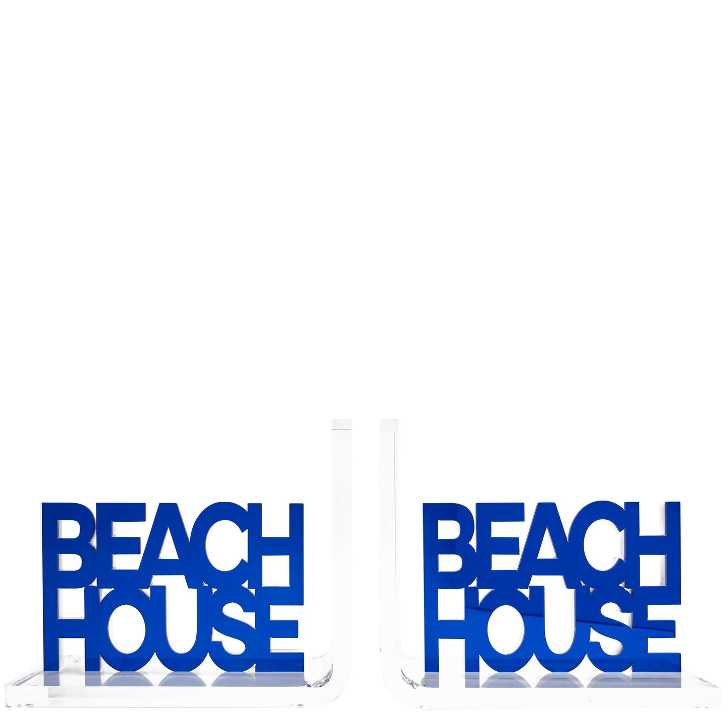 BOOKENDS - MIRROR BLUE BEACH HOUSE