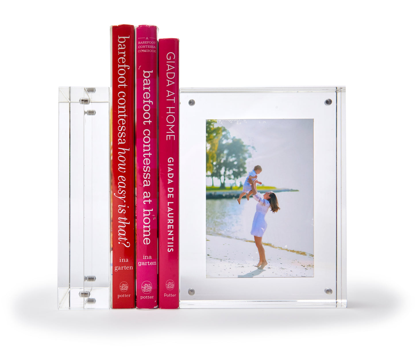 BOOKENDS - REALLY THICK CLEAR PHOTO