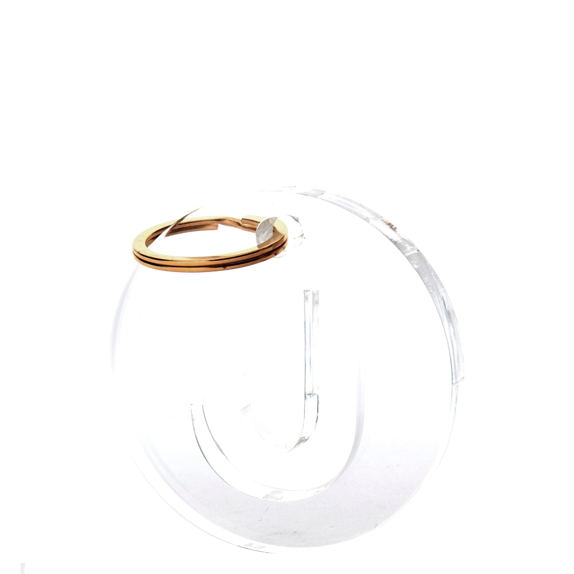 Acrylic Initial Keychain - Tara Wilson Designs
