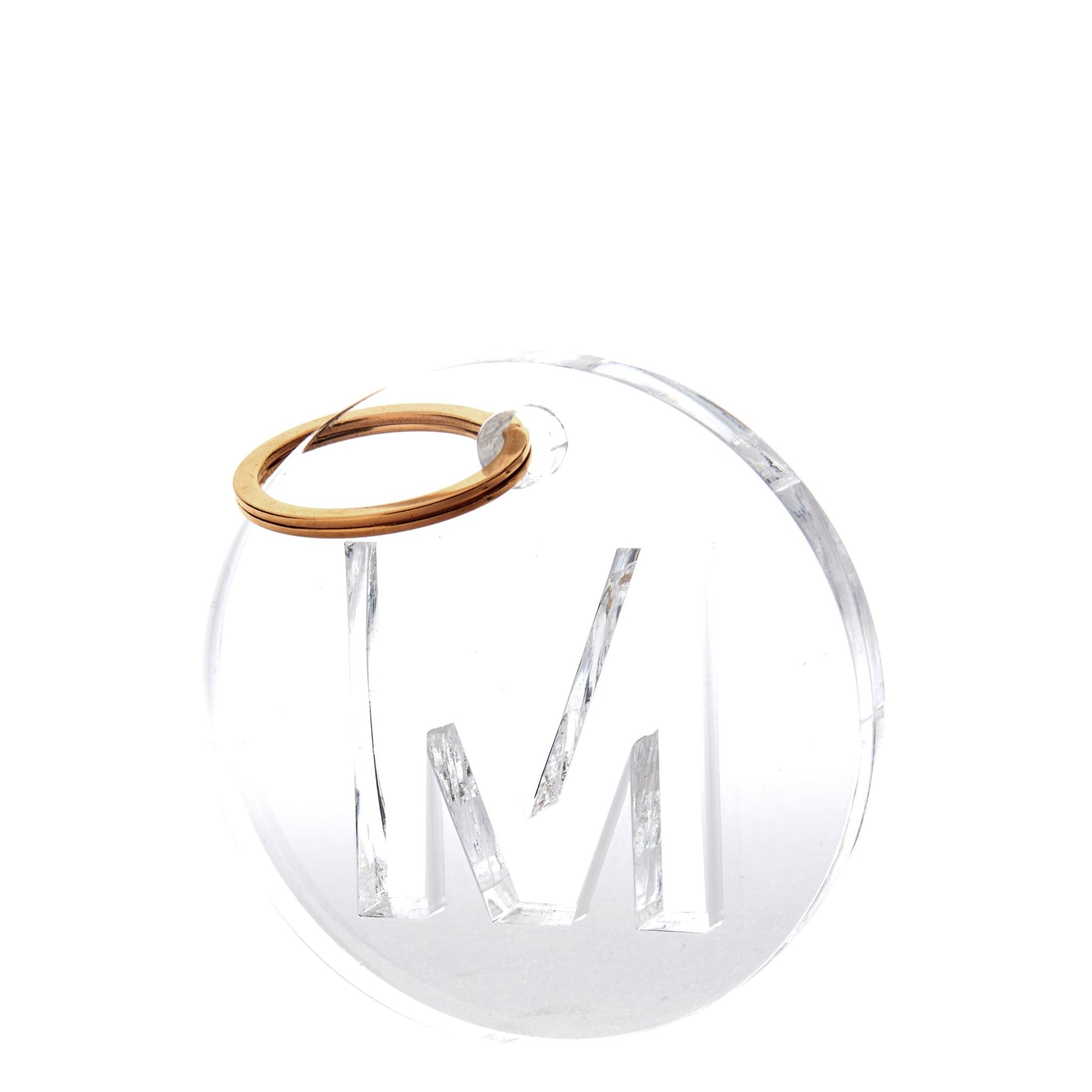 Acrylic Initial Keychain - Tara Wilson Designs