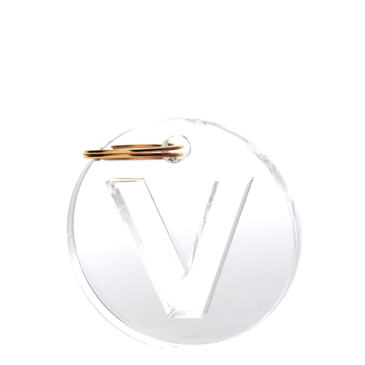 Acrylic Initial Keychain - Tara Wilson Designs