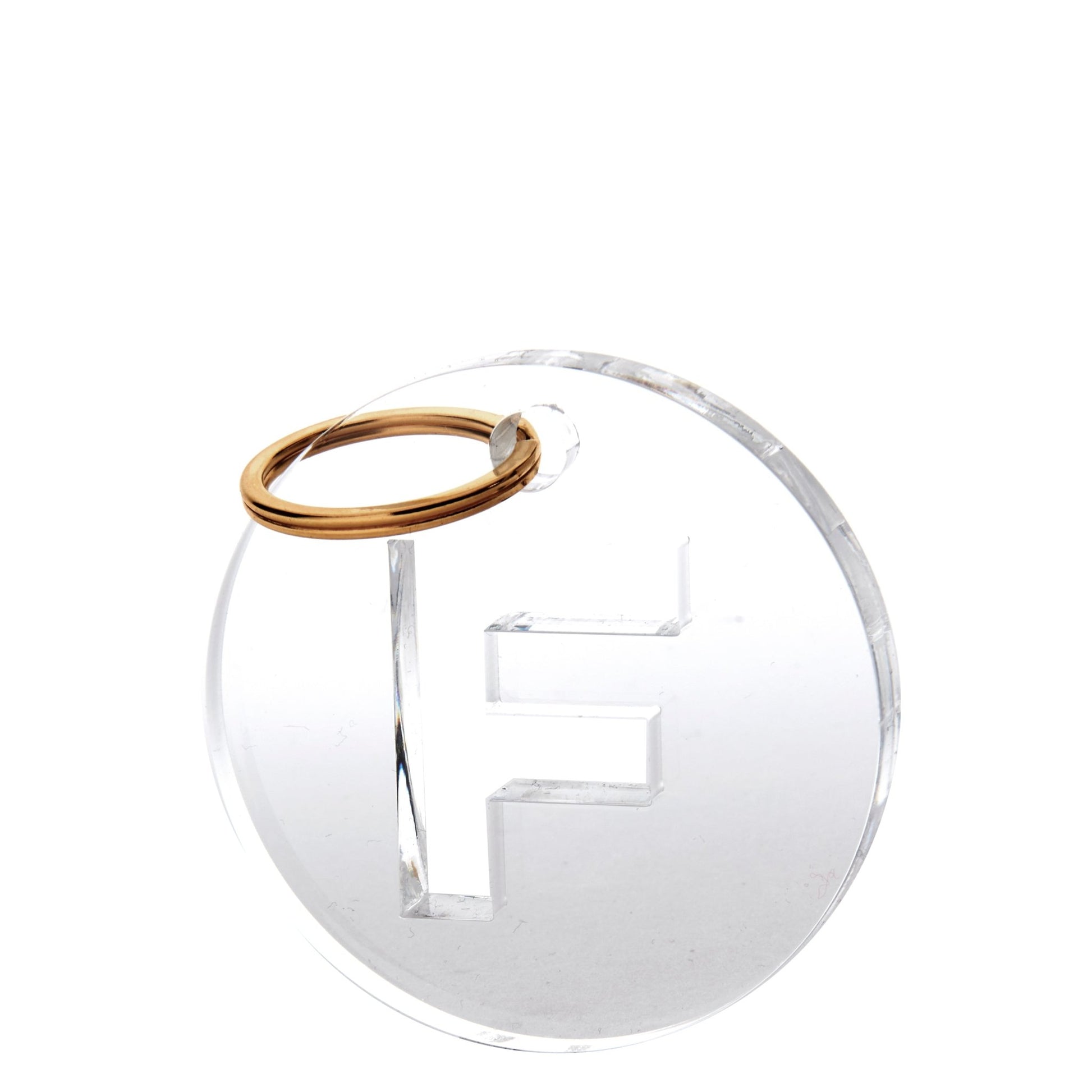 Acrylic Initial Keychain - Tara Wilson Designs