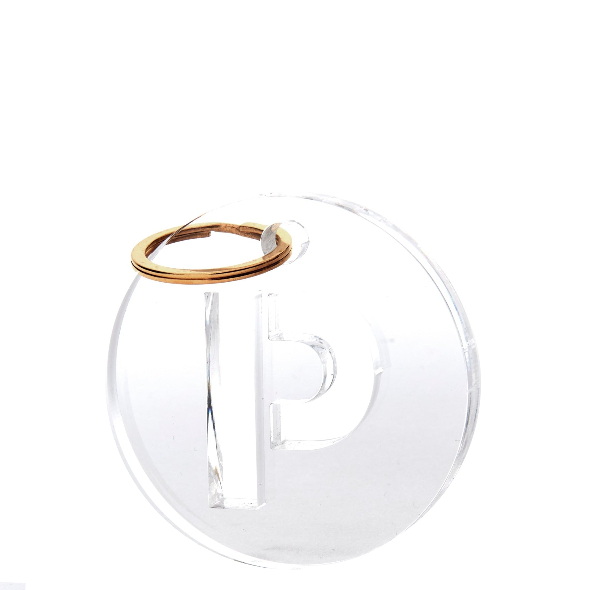 Acrylic Initial Keychain - Tara Wilson Designs
