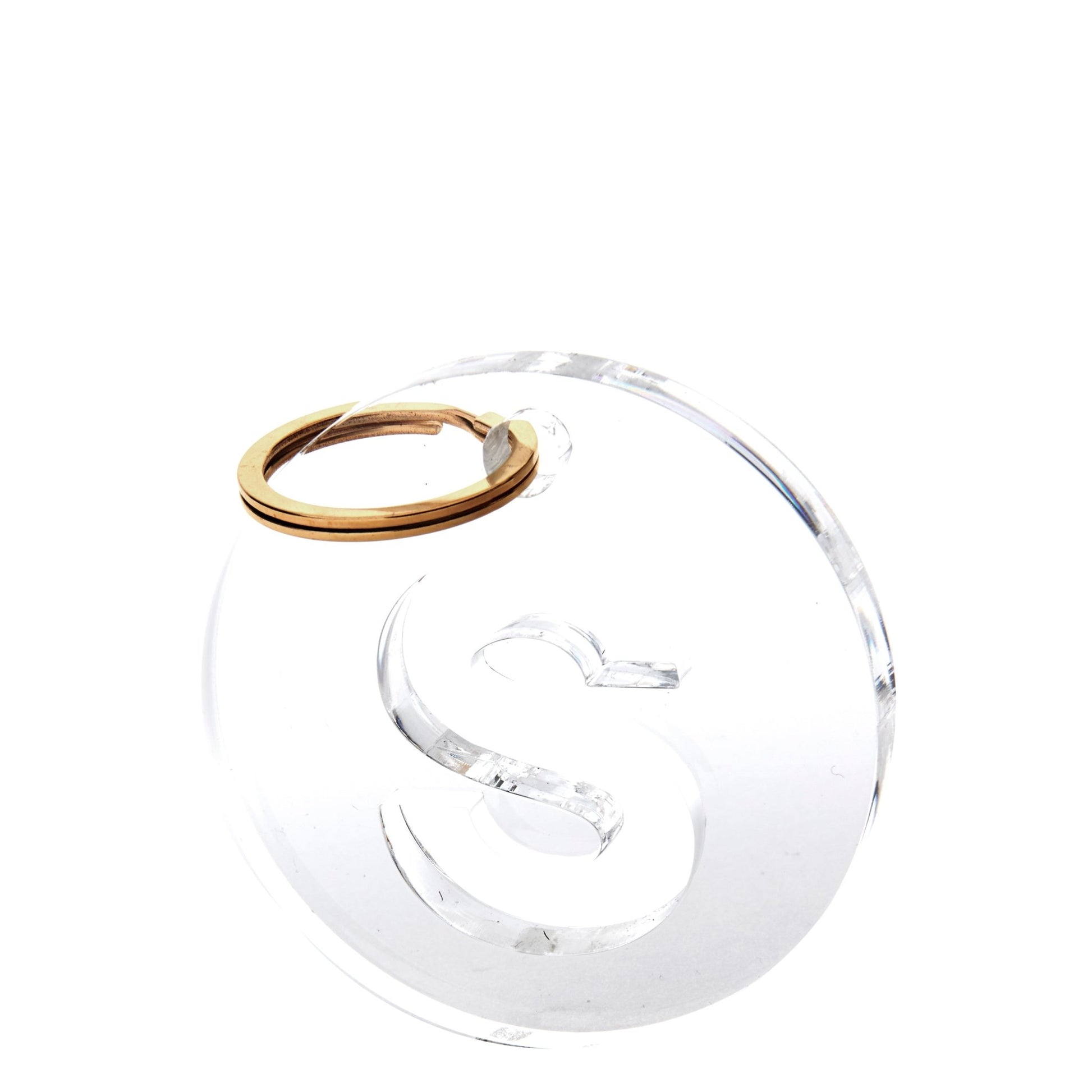 Acrylic Initial Keychain - Tara Wilson Designs