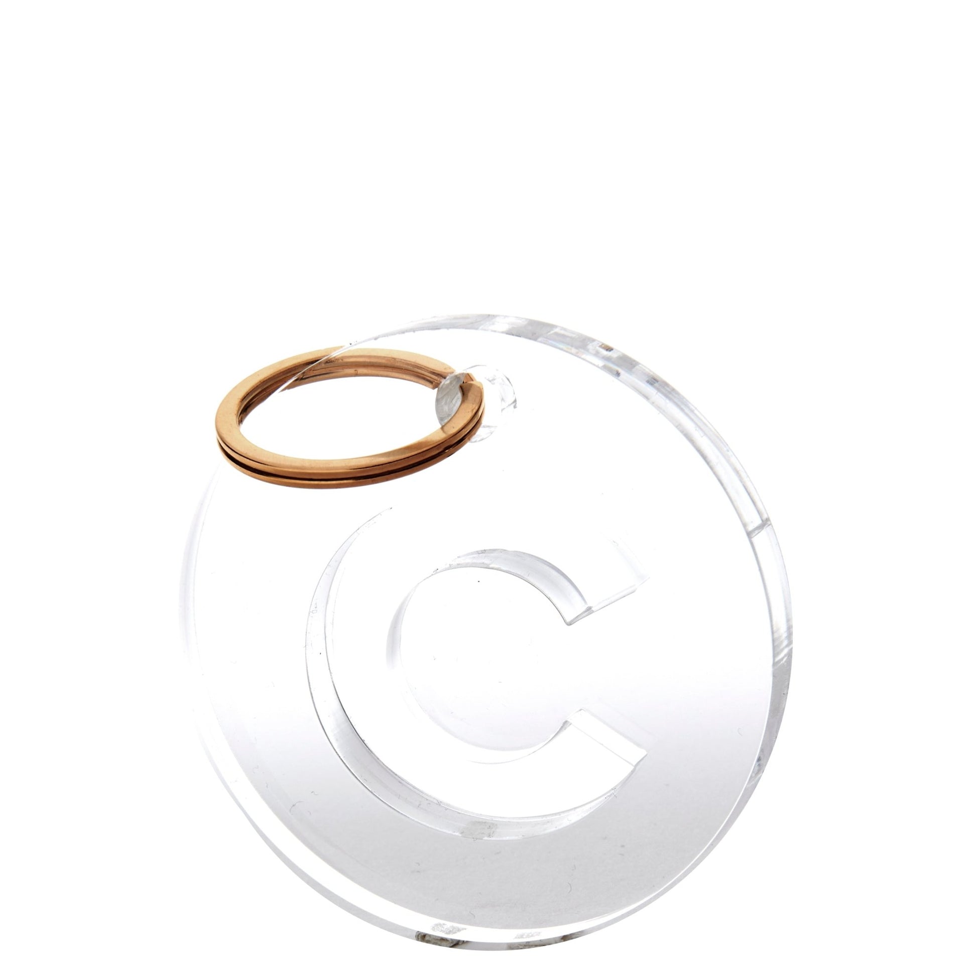 Acrylic Initial Keychain - Tara Wilson Designs