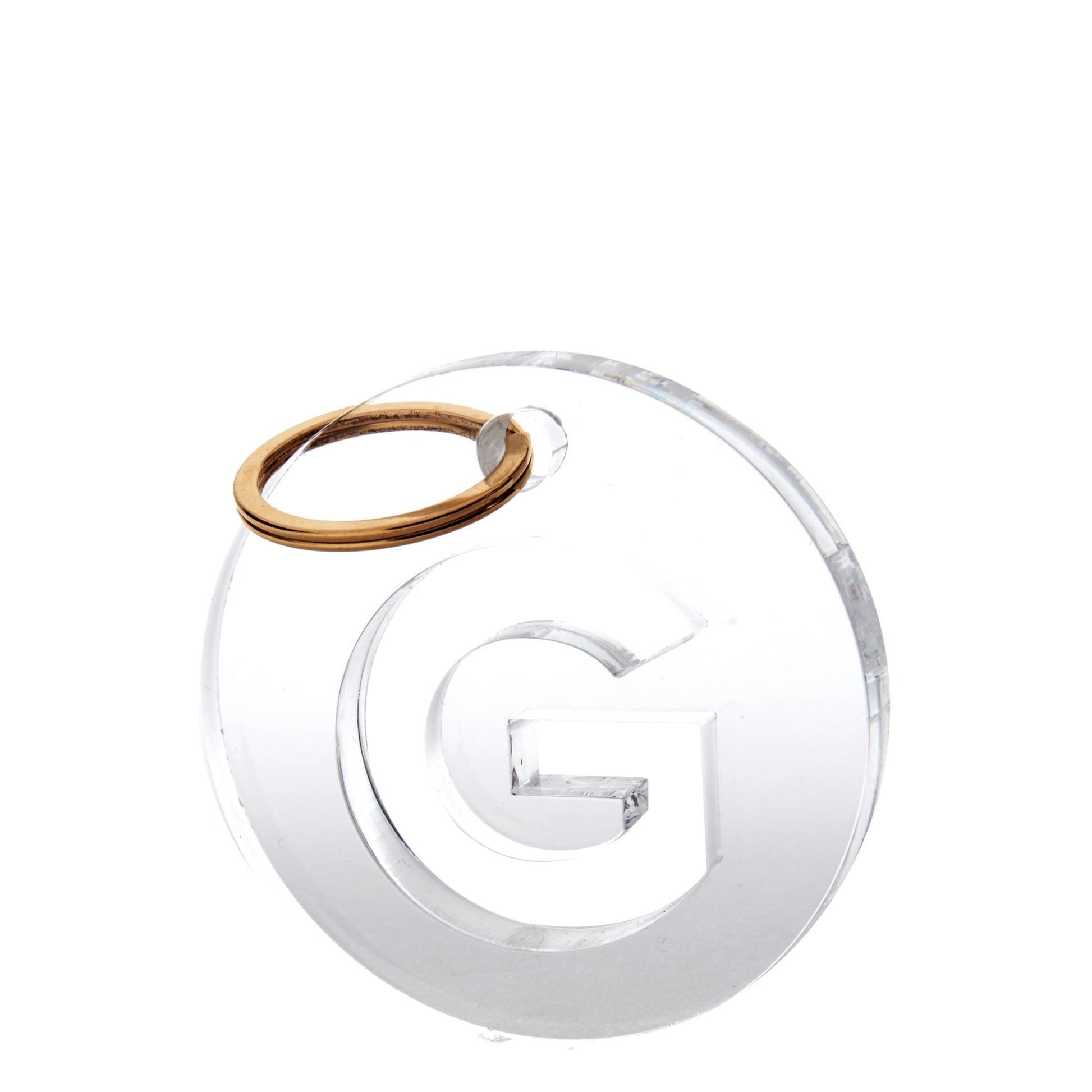 Acrylic Initial Keychain - Tara Wilson Designs