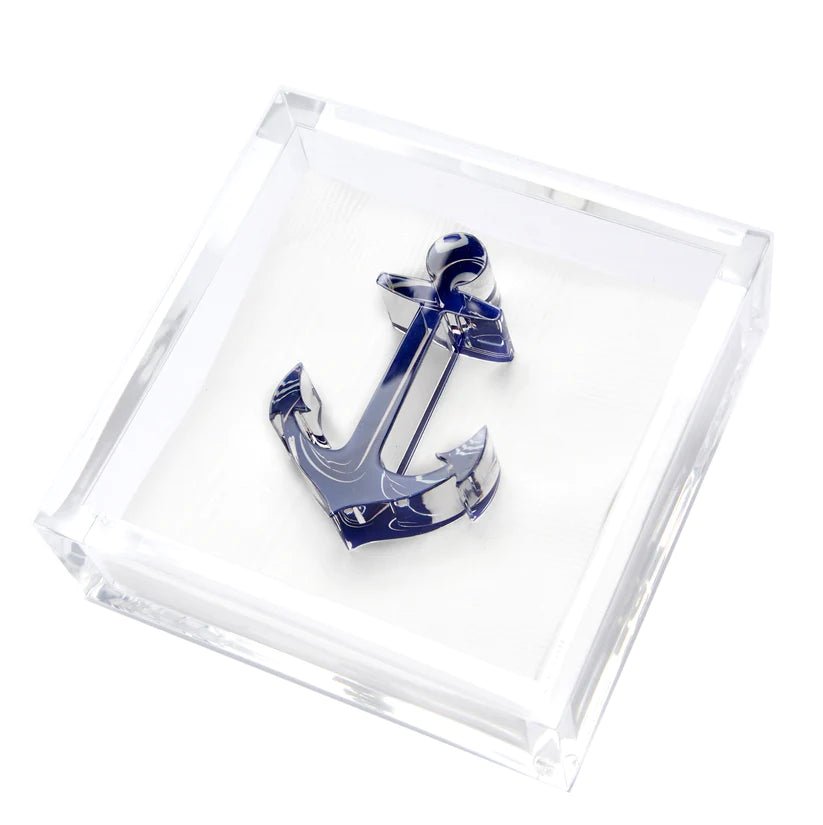 Anchor Acrylic Cocktail Napkin Holder - Tara Wilson Designs