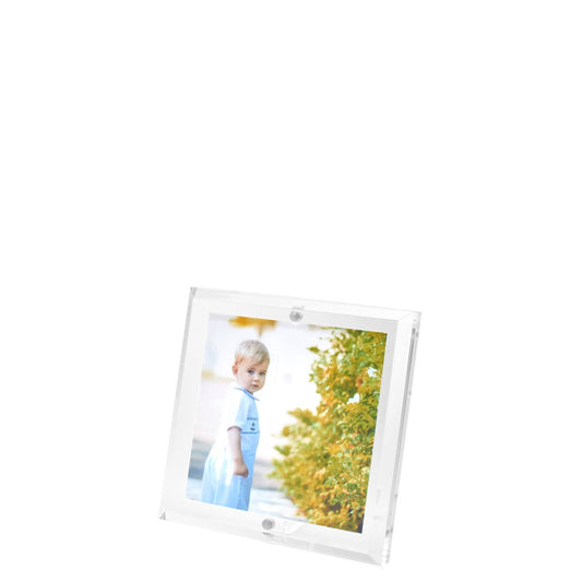 Clear Acrylic 4" x 4" Beveled Frame - Tara Wilson Designs
