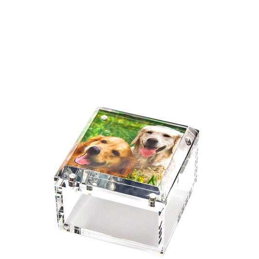 Clear Acrylic 4" x 4" Photo Box - Tara Wilson Designs