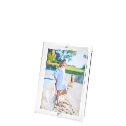 Clear Acrylic 4" x 6" Beveled Frame - Tara Wilson Designs