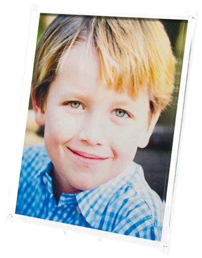 Clear Acrylic 8" x 10" Beveled Frame - Tara Wilson Designs
