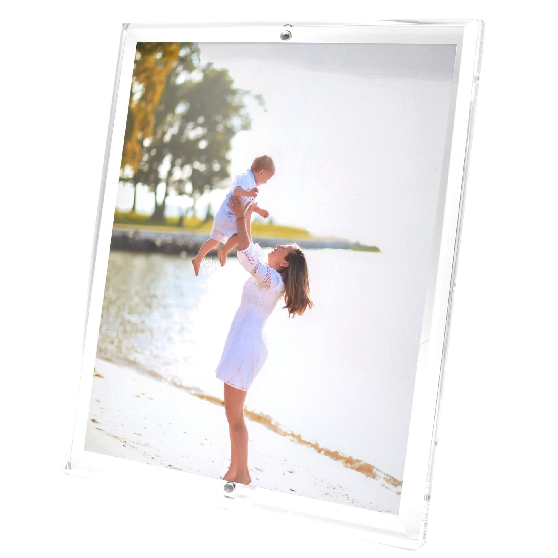 Clear Acrylic 8" x 10" Beveled Frame - Tara Wilson Designs