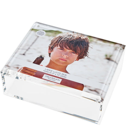 Clear Acrylic 8" x 10" Photo Box - Tara Wilson Designs