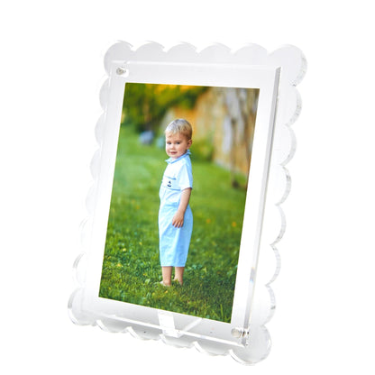 Clear Acrylic Scallop Frame - Tara Wilson Designs