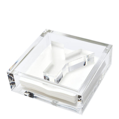 Clear Y Acrylic Napkin Weight - Tara Wilson Designs