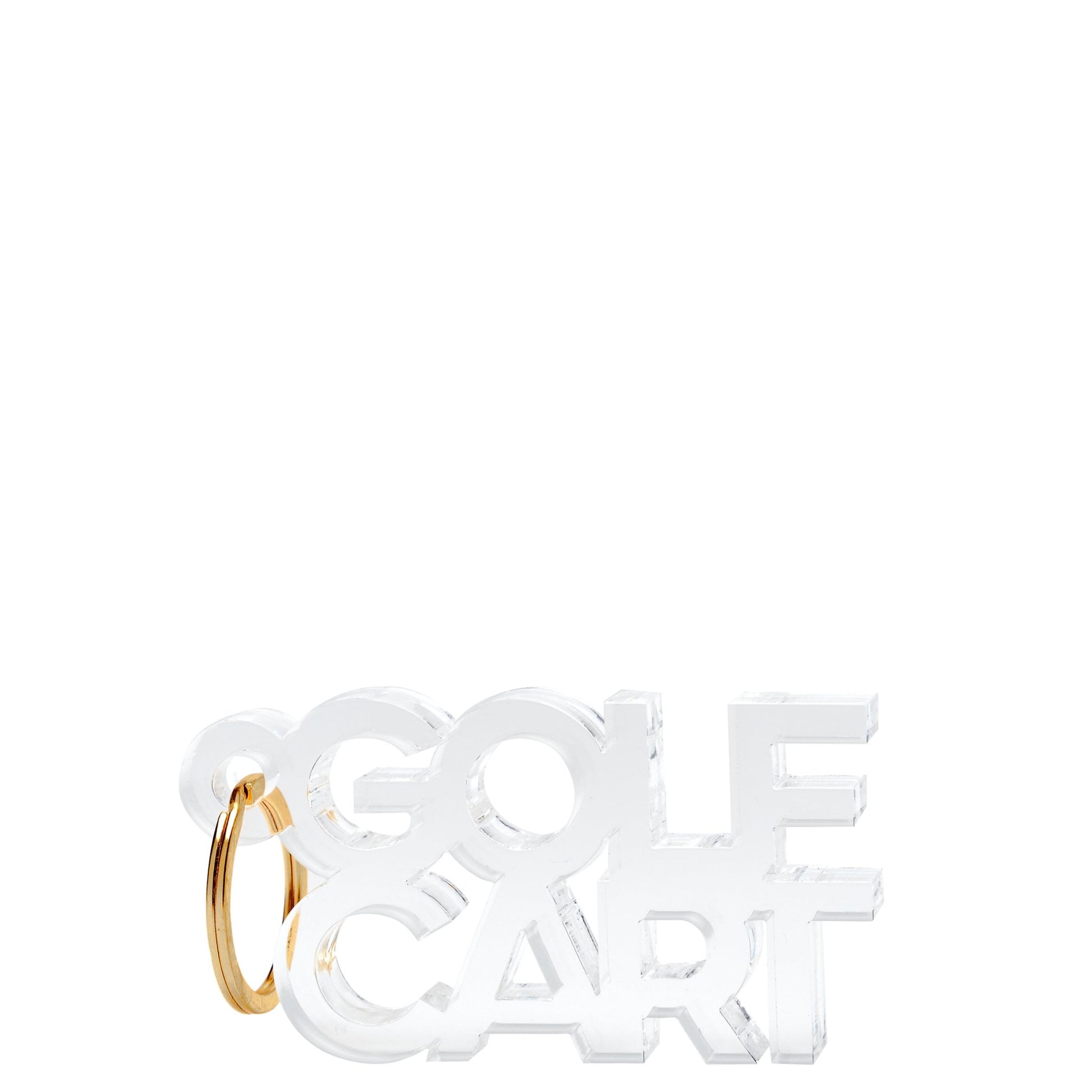 Golf Cart Acrylic Keychain - Tara Wilson Designs