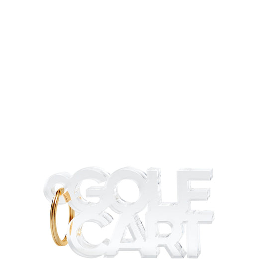 Golf Cart Acrylic Keychain - Tara Wilson Designs