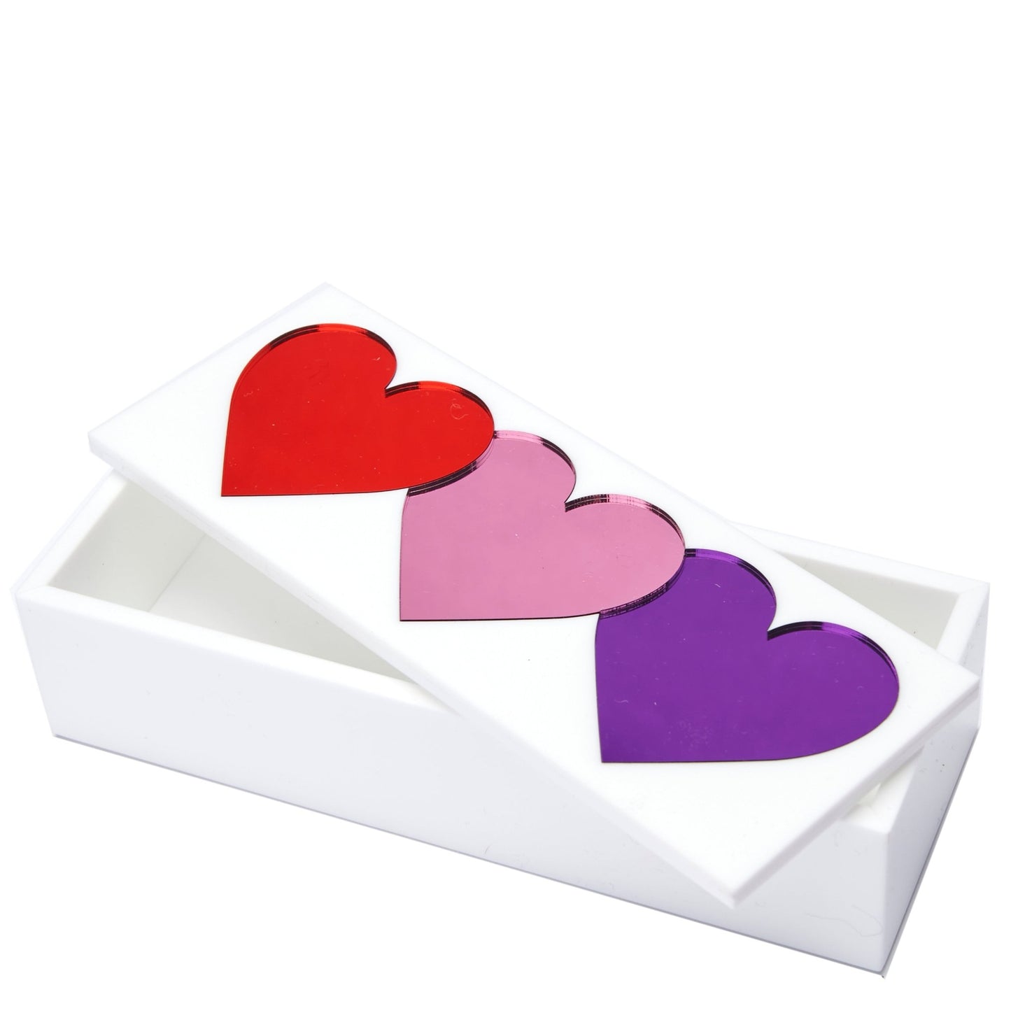 Hearts Acrylic Trinket Box - Tara Wilson Designs