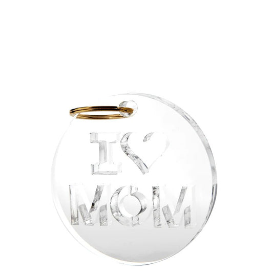 I (Heart) Mom Acrylic Keychain - Tara Wilson Designs