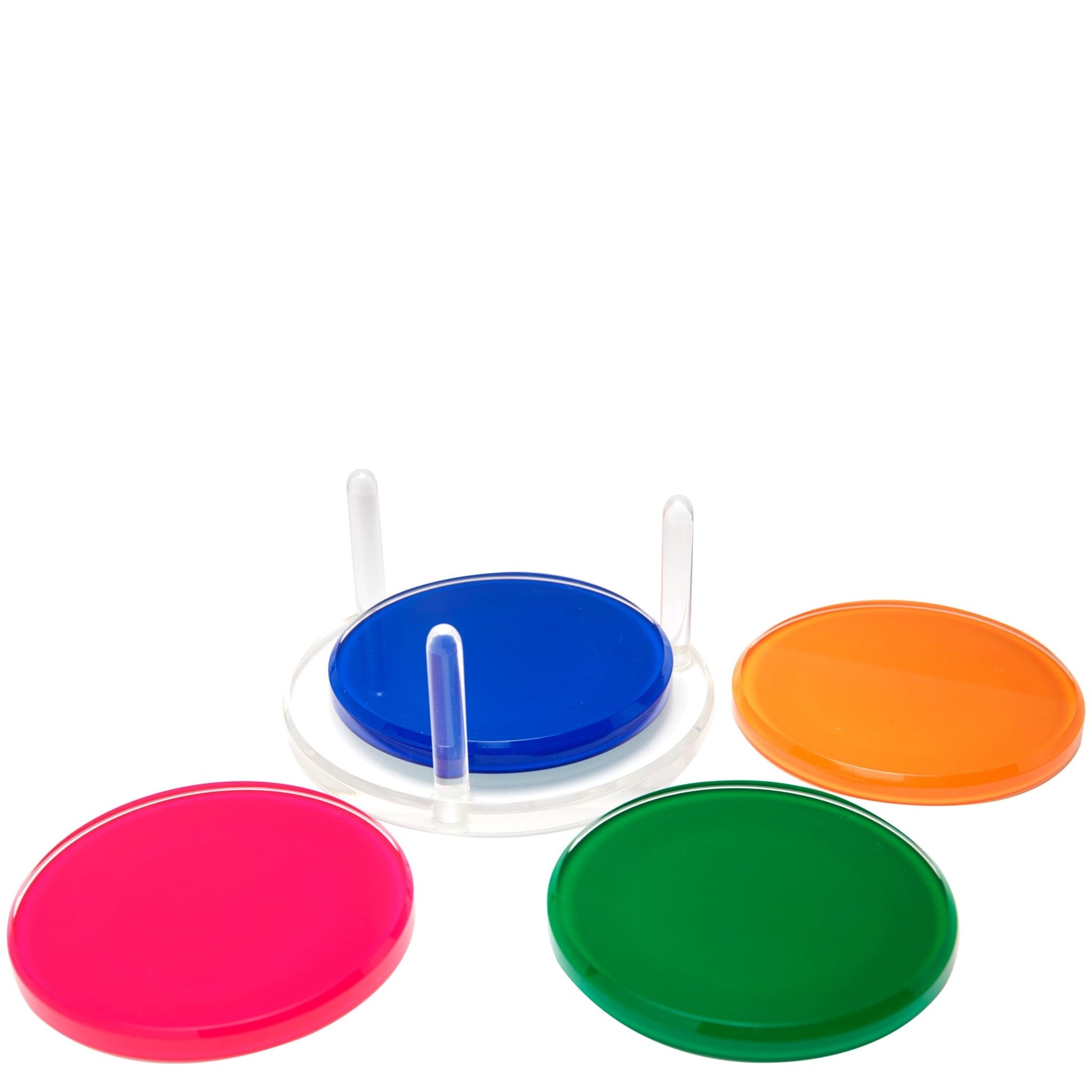 Multi - Color Acrylic Drink Coasters - Tara Wilson Designs