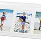 PHOTO TRAY - 16" X 8" WITH WHITE MAT FOR THREE 5" X 7" PHOTOS