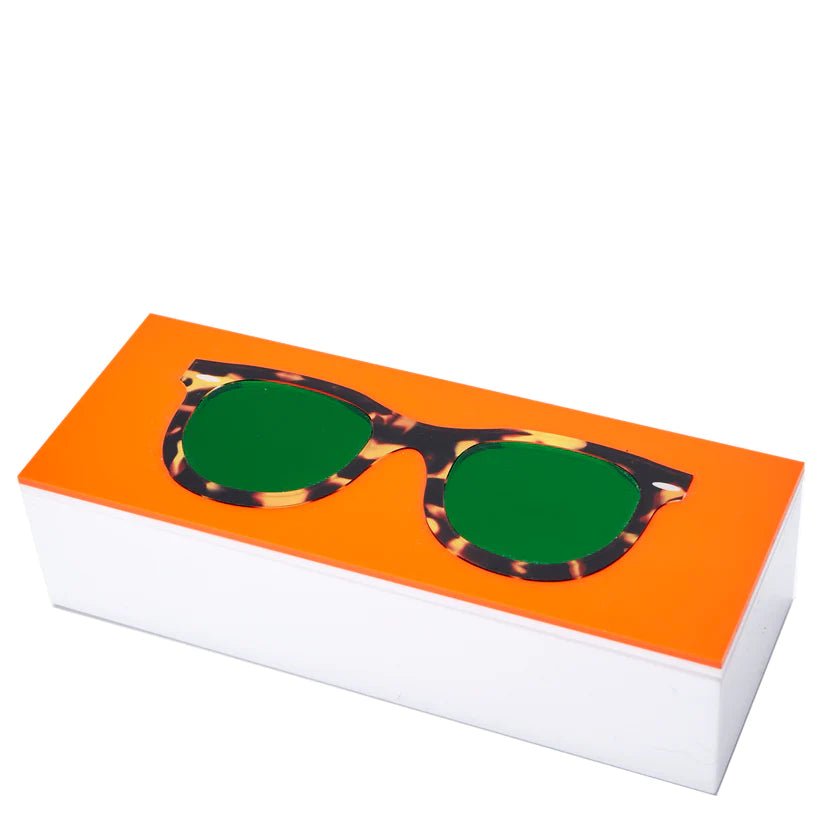 Orange Sunglasses Acrylic Trinket Box - Tara Wilson Designs