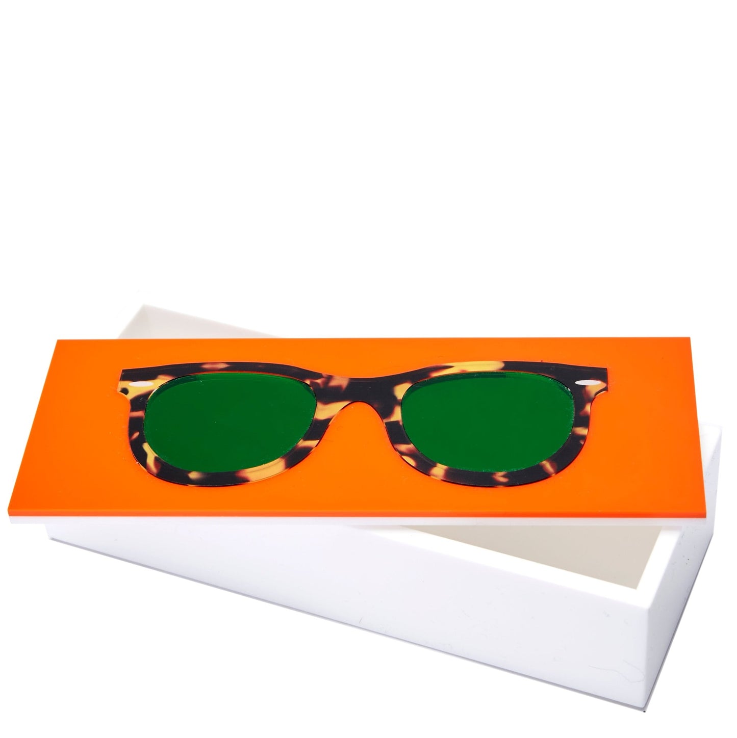 Orange Sunglasses Acrylic Trinket Box - Tara Wilson Designs
