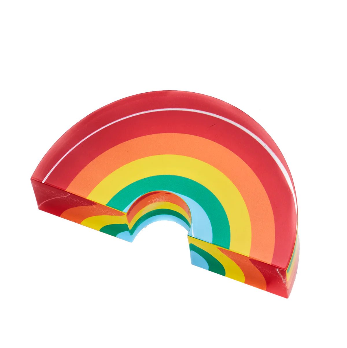 Rainbow Acrylic Napkin Weight - Tara Wilson Designs