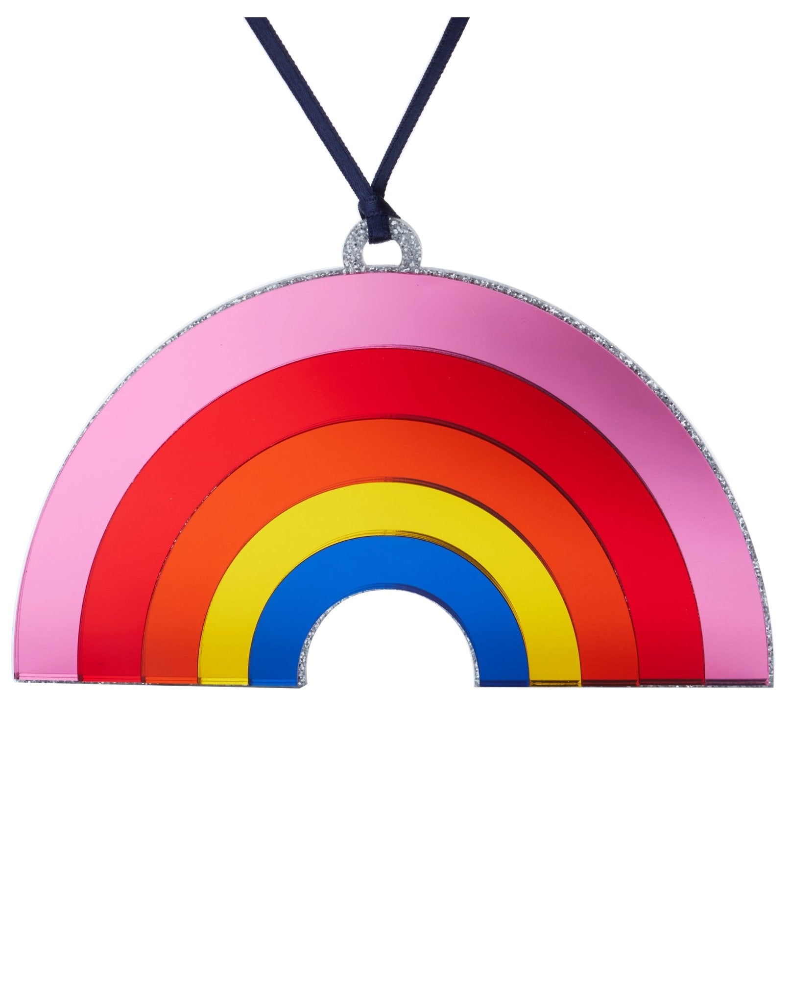 Rainbow Mirrored Acrylic Ornament - Tara Wilson Designs