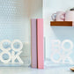 White Cook & Book Acrylic Bookends - Tara Wilson Designs